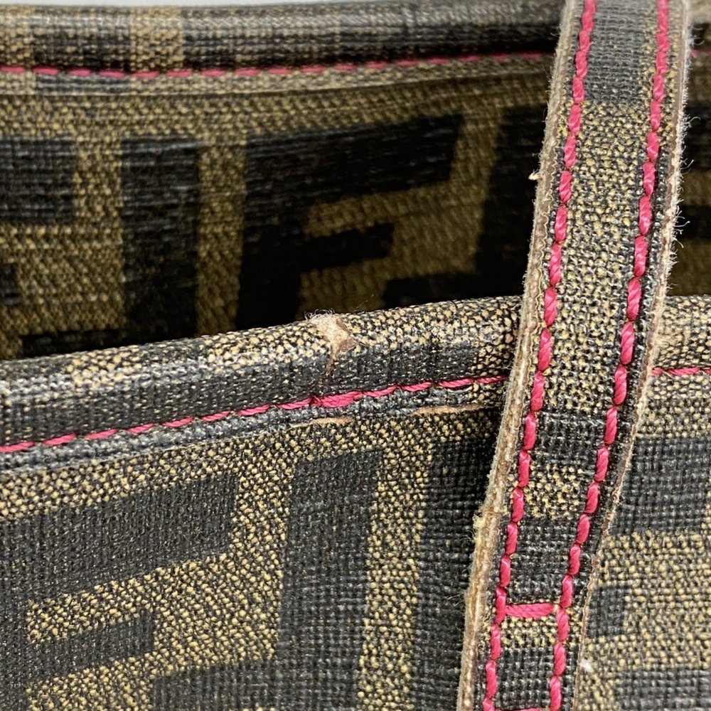 Fendi Zucca Brown Tote Bag for Women - Picture 7 of 12